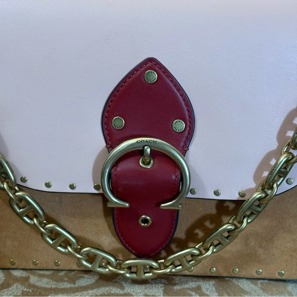 COACH Color block Beat Bag - Picture 6 of 15